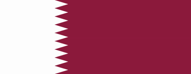 2.60.0733 Vlag Qatar - 100x150cm Spun-Poly